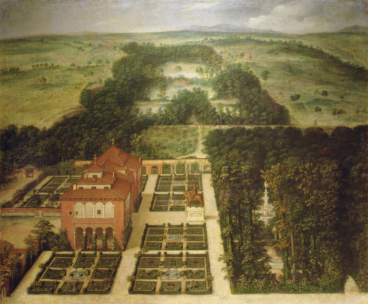 Hus på landet, Madrid av Felix Castello