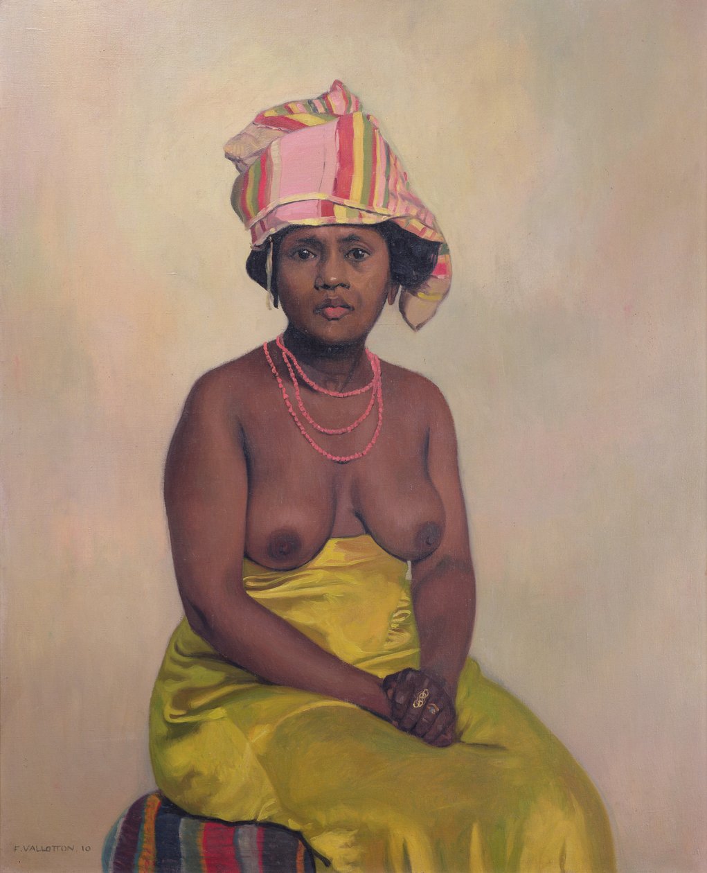 Afrikansk kvinna, 1910 av Felix Edouard Vallotton