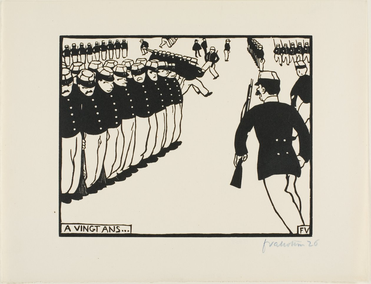 Vid tjugo års ålder... av Felix Edouard Vallotton