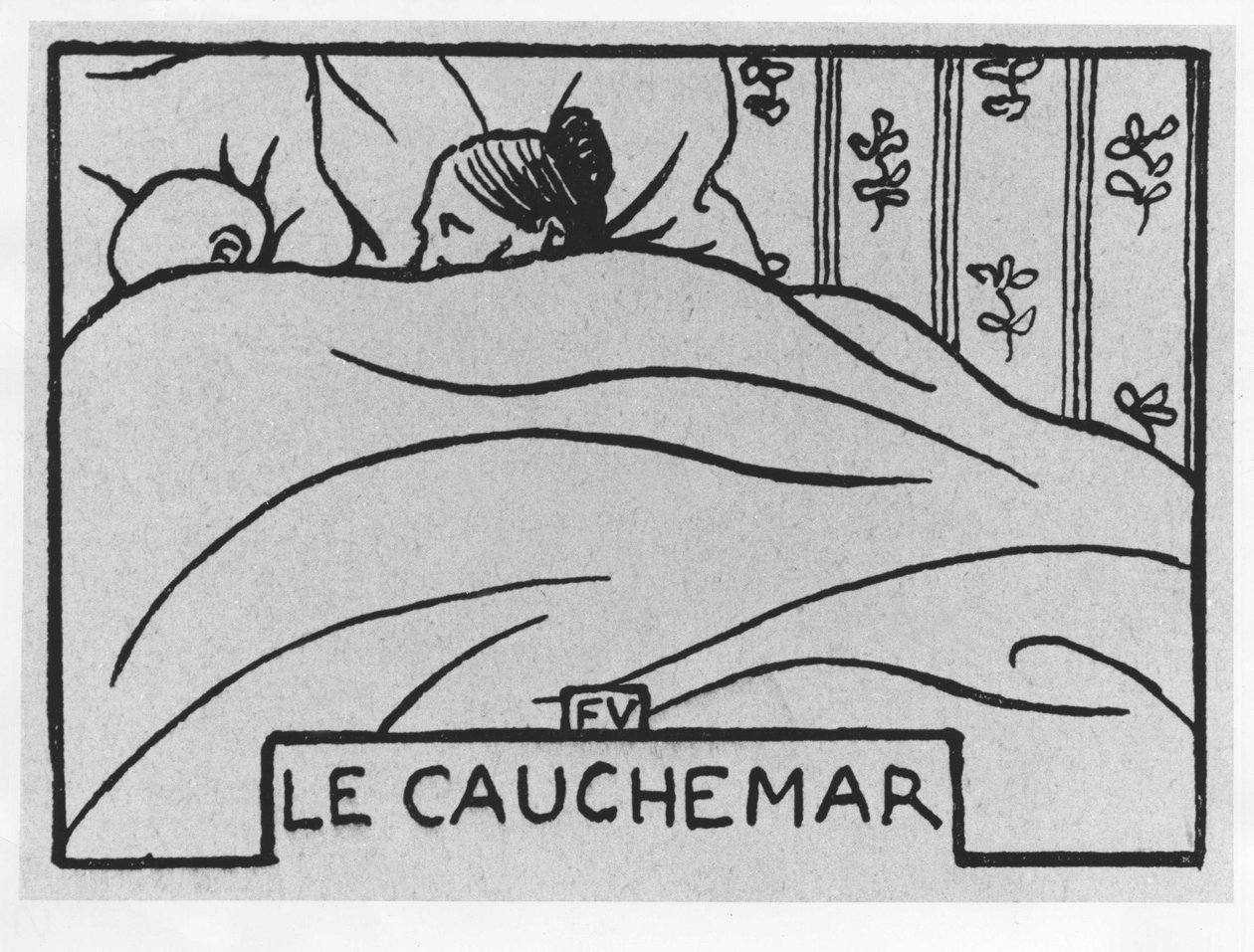 Morotshuvud: "mardrömmen", skriven av Jules Renard, red. Flammarion (illustration) av Felix Edouard Vallotton