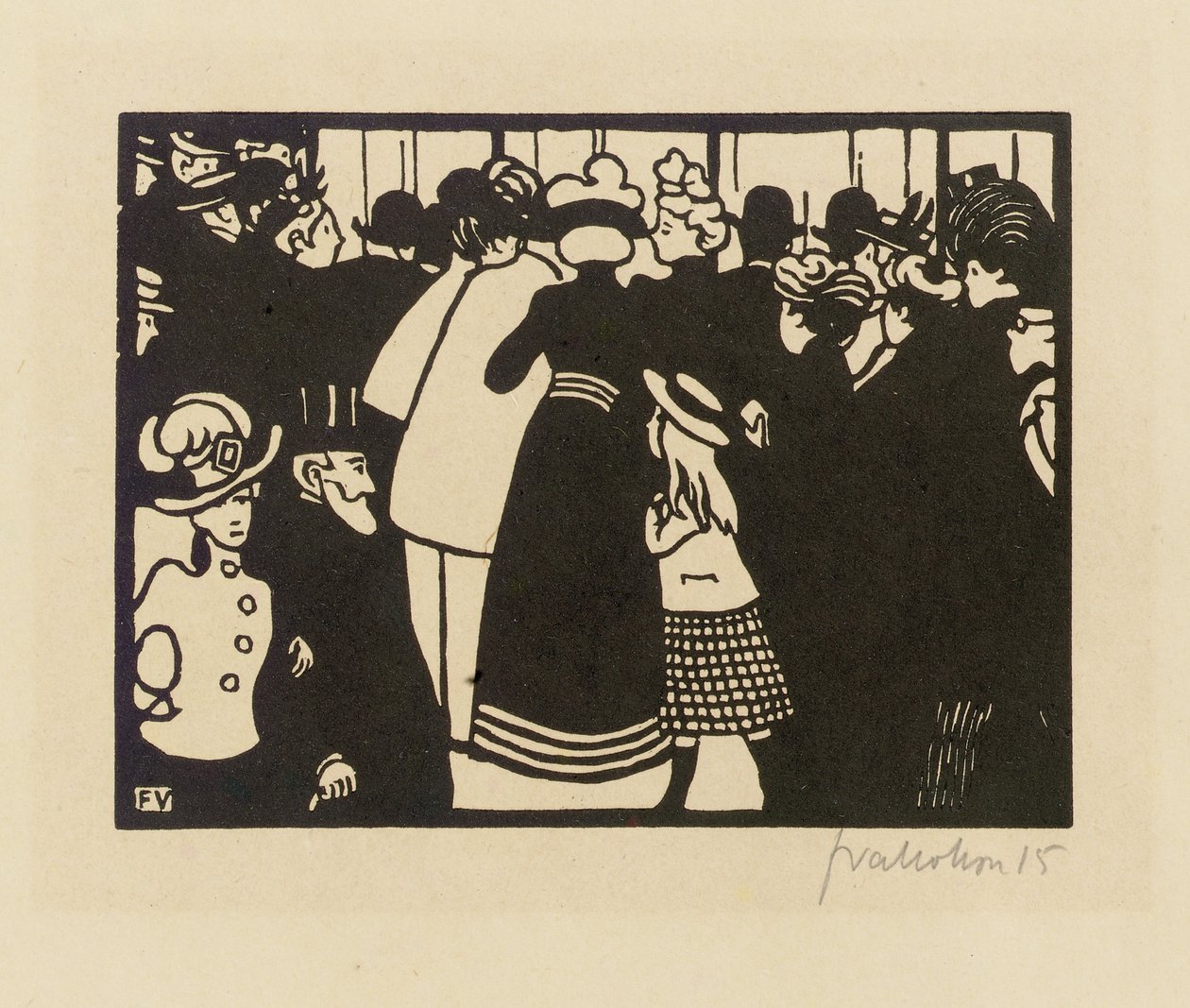 Universell utställning 1900, 1901 av Felix Edouard Vallotton