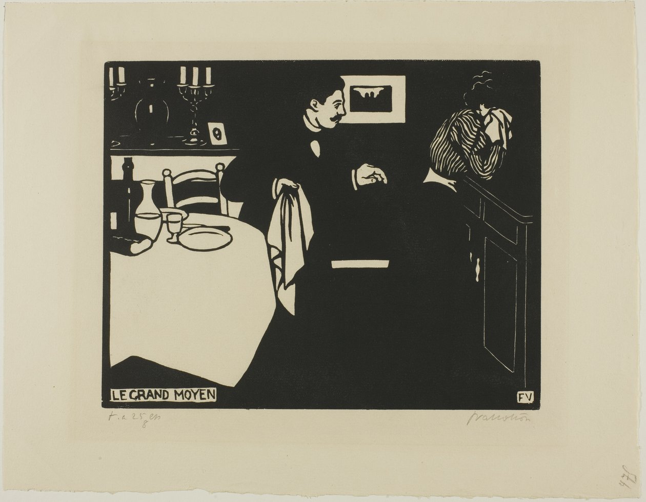 Extreme Measure, tallrik sex från Intimacies av Felix Edouard Vallotton