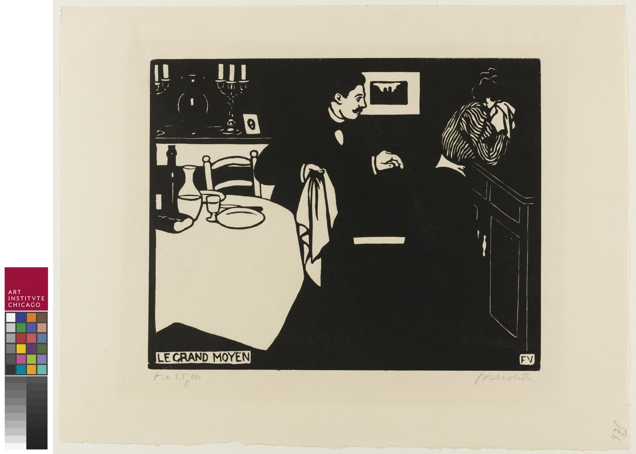 Extreme Measure, skylt sex från Intimacies, 1898 av Felix Edouard Vallotton