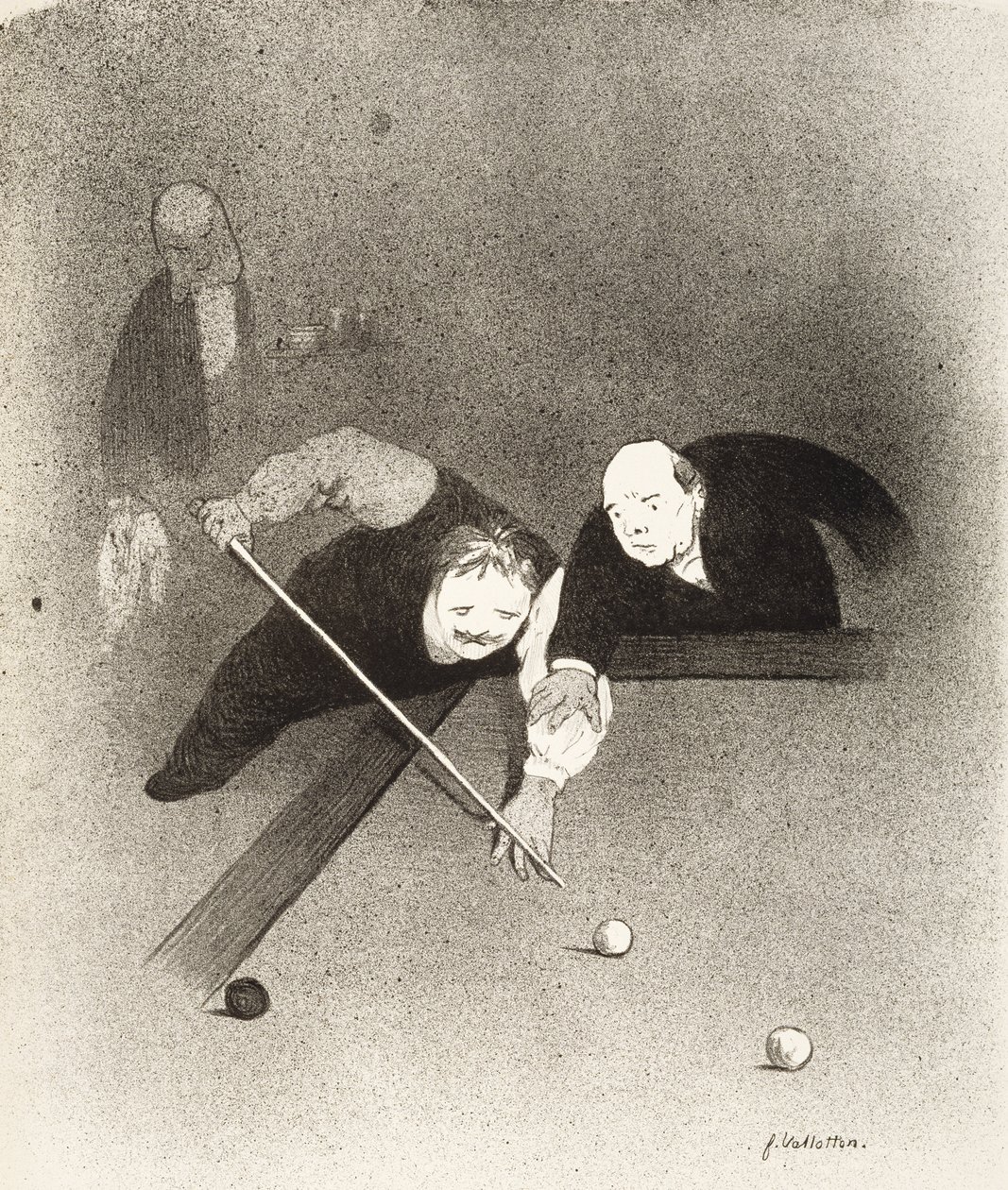 För LEscarmouche: The Bores, 1898 av Felix Edouard Vallotton