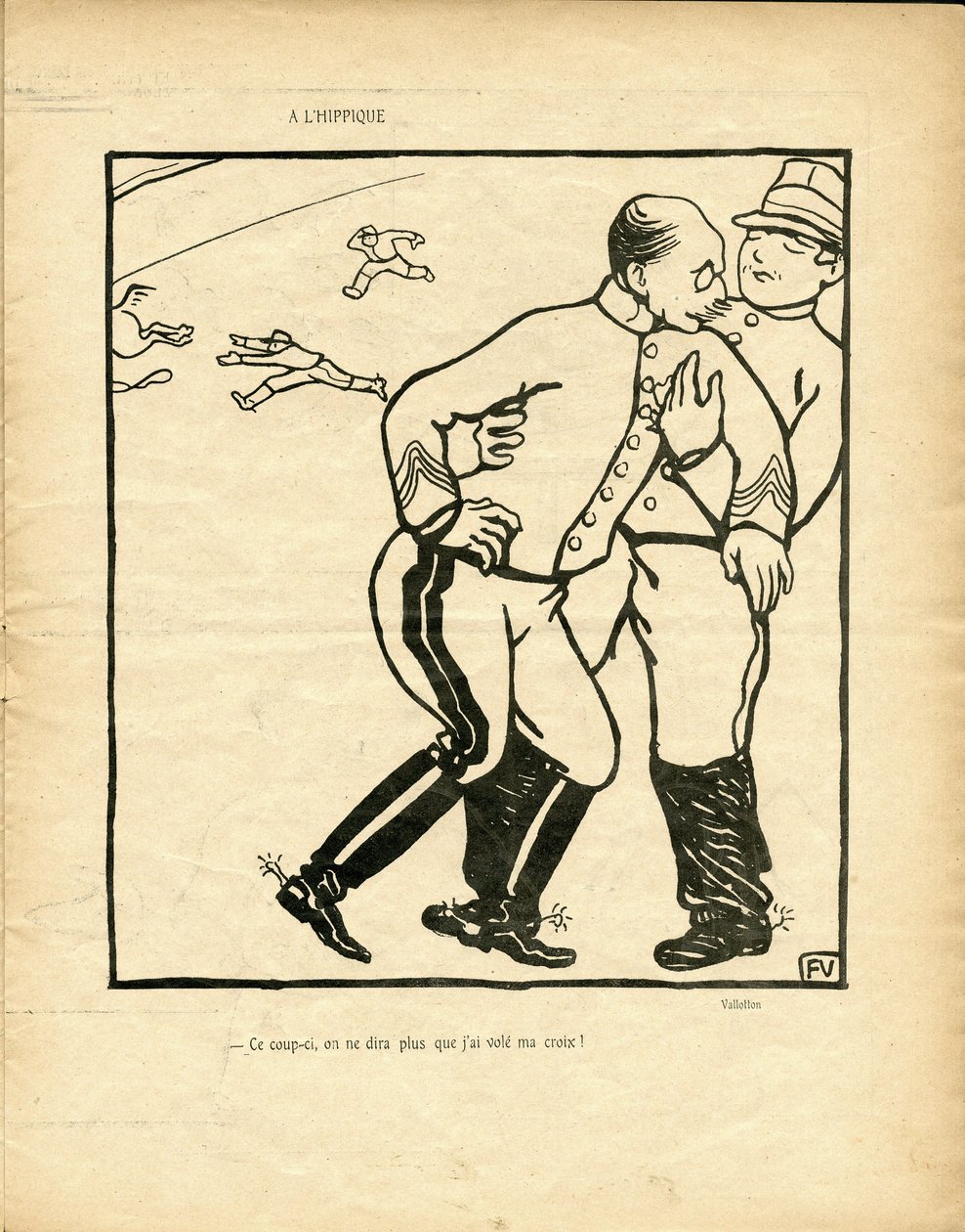 Illustration av Felix dit Vallotton av Felix Edouard Vallotton