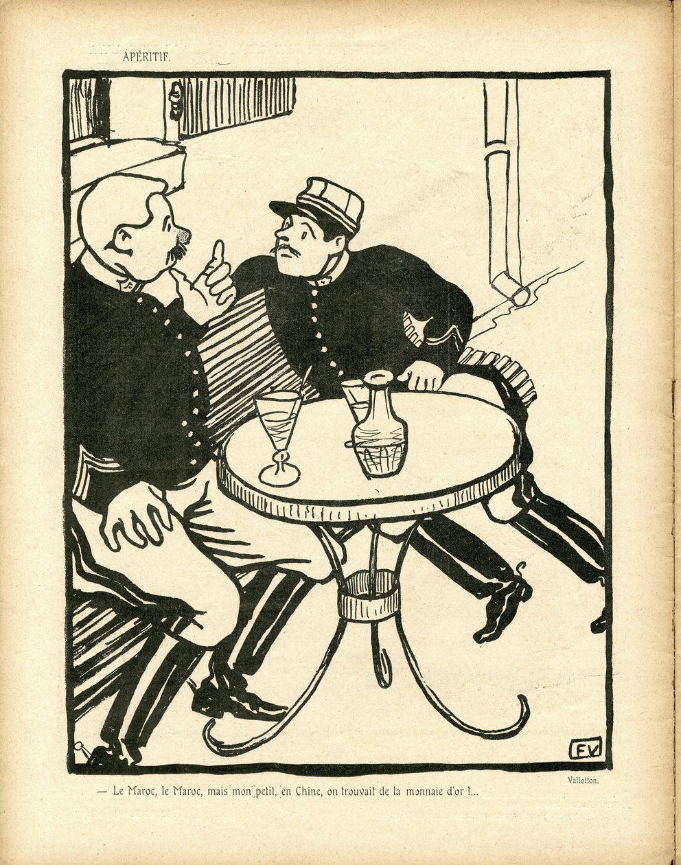 Illustration av Felix dit Vallotton av Felix Edouard Vallotton