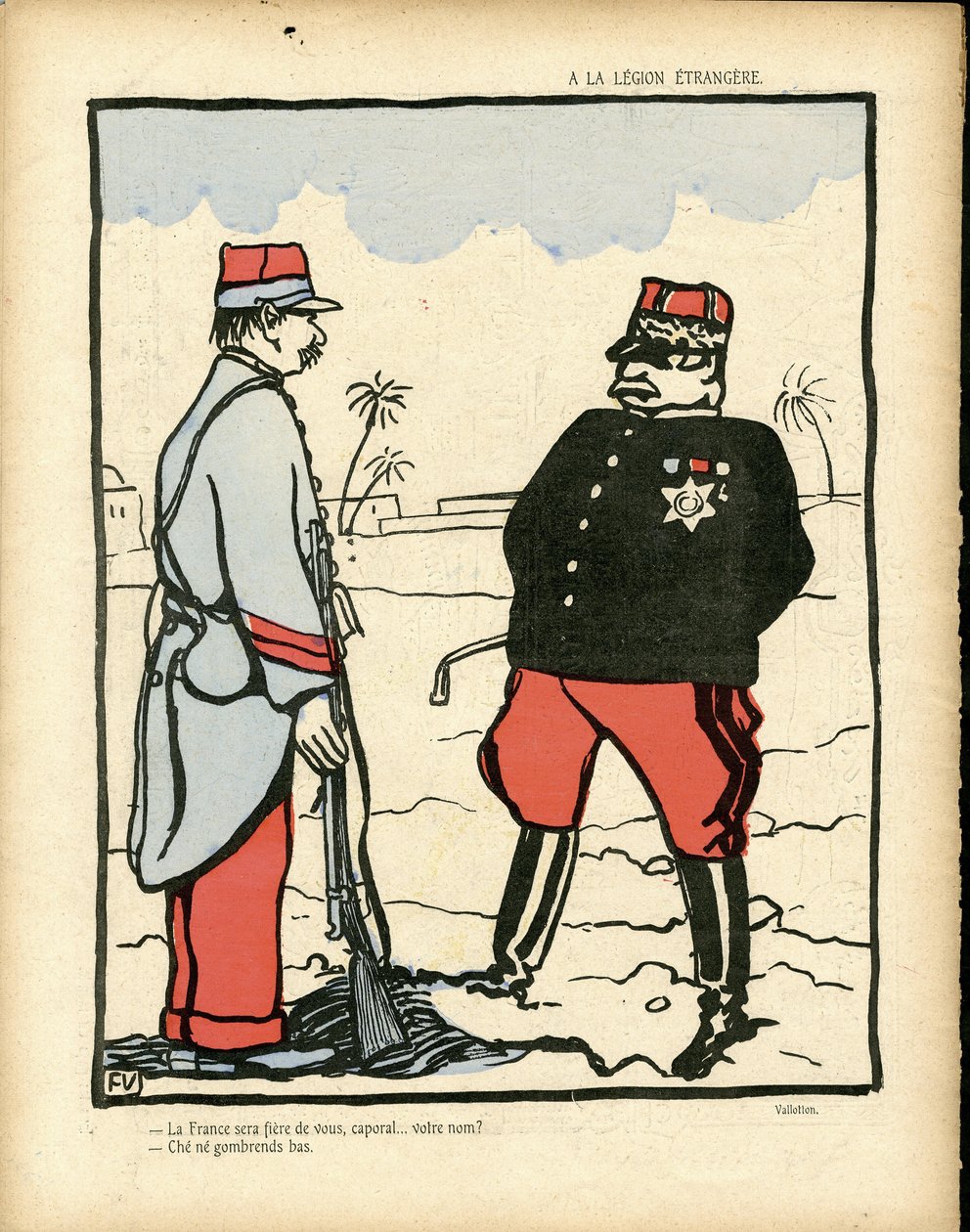 Illustration av Felix dit Vallotton av Felix Edouard Vallotton