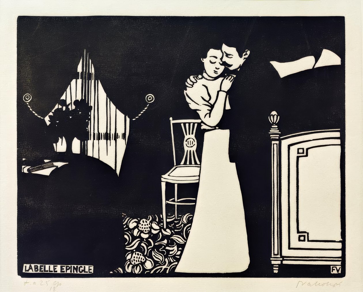 Den vackra stiften av Felix Edouard Vallotton