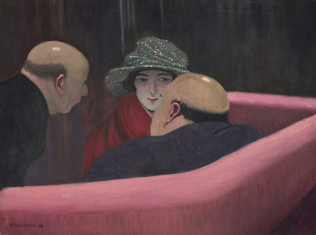 Den kyska Suzanne, 1922. av Felix Edouard Vallotton