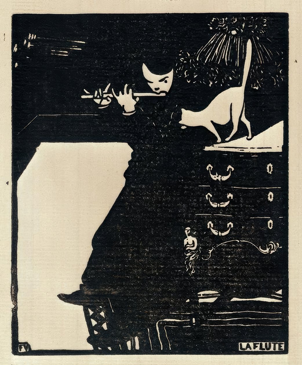 Flöjten av Felix Edouard Vallotton