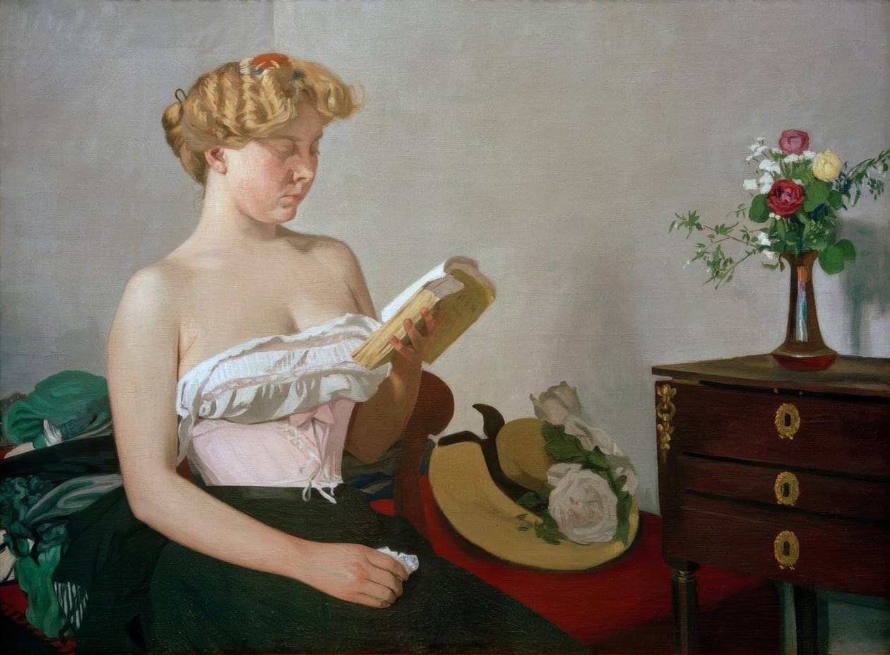 Läsning av Felix Edouard Vallotton