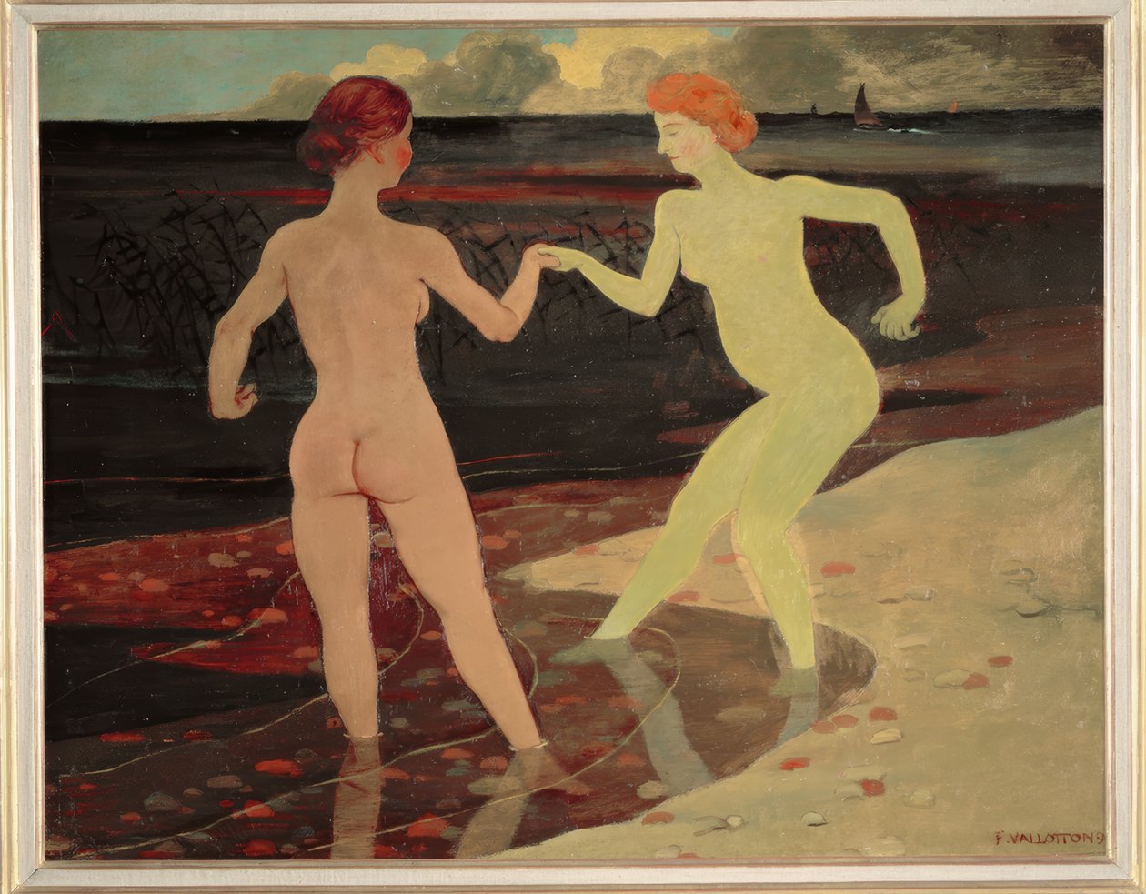 Älskarinnan och hembiträdet av Felix Edouard Vallotton