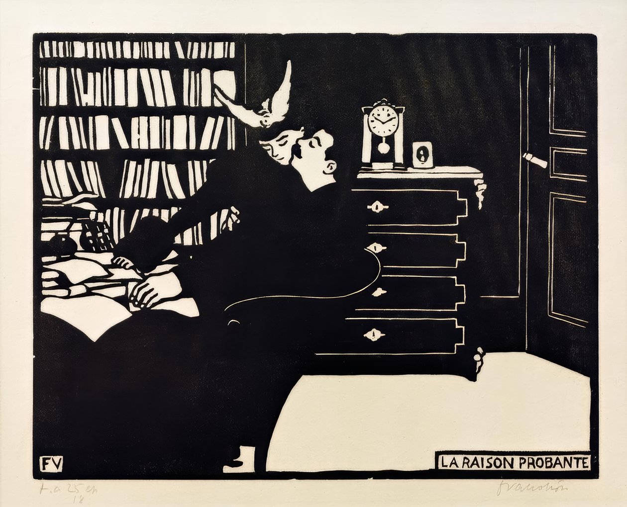Den övertygande anledningen av Felix Edouard Vallotton