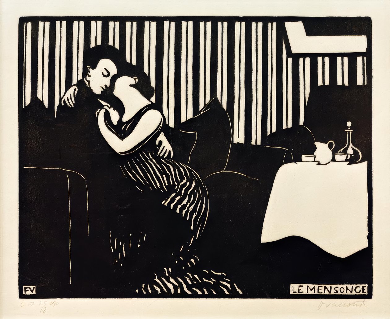 Lögnen av Felix Edouard Vallotton