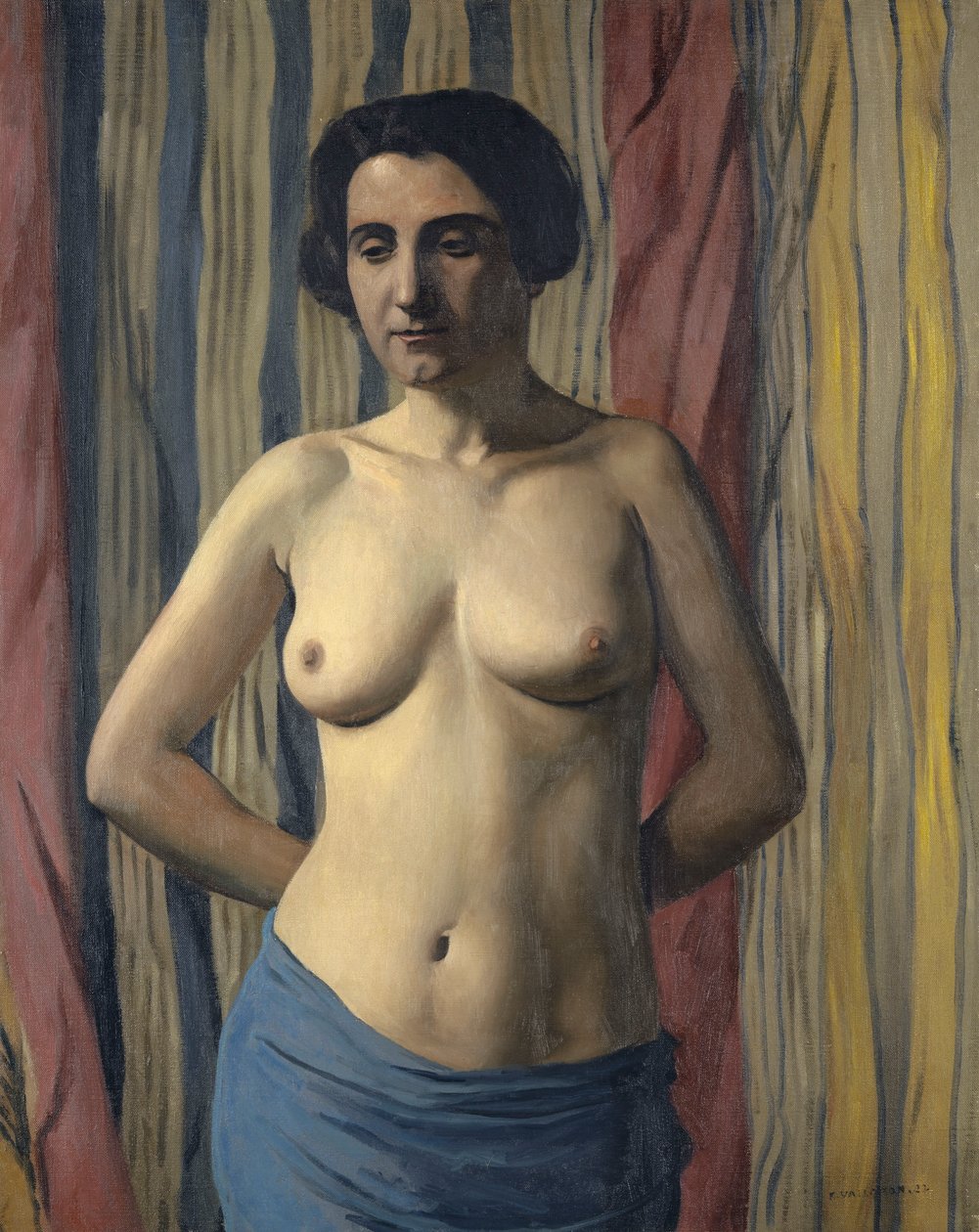 Naken med blå skärp, 1922. av Felix Edouard Vallotton