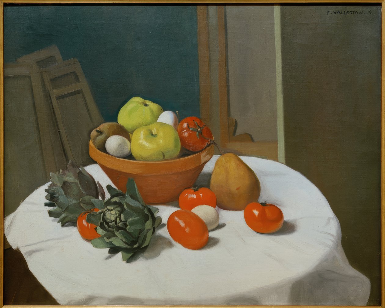 frukt och grönsaker av Felix Edouard Vallotton