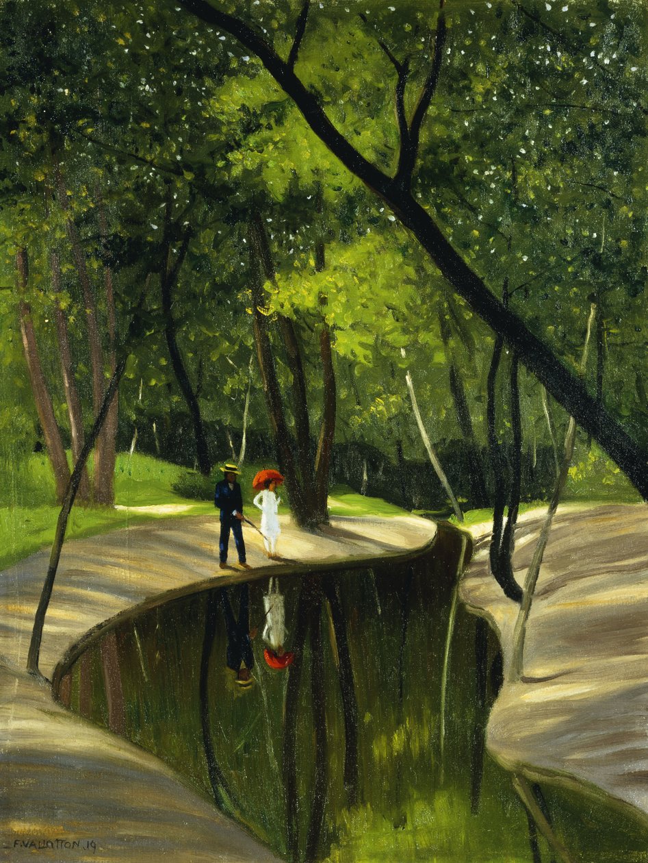 Boulognes landskap, 1919 av Felix Edouard Vallotton