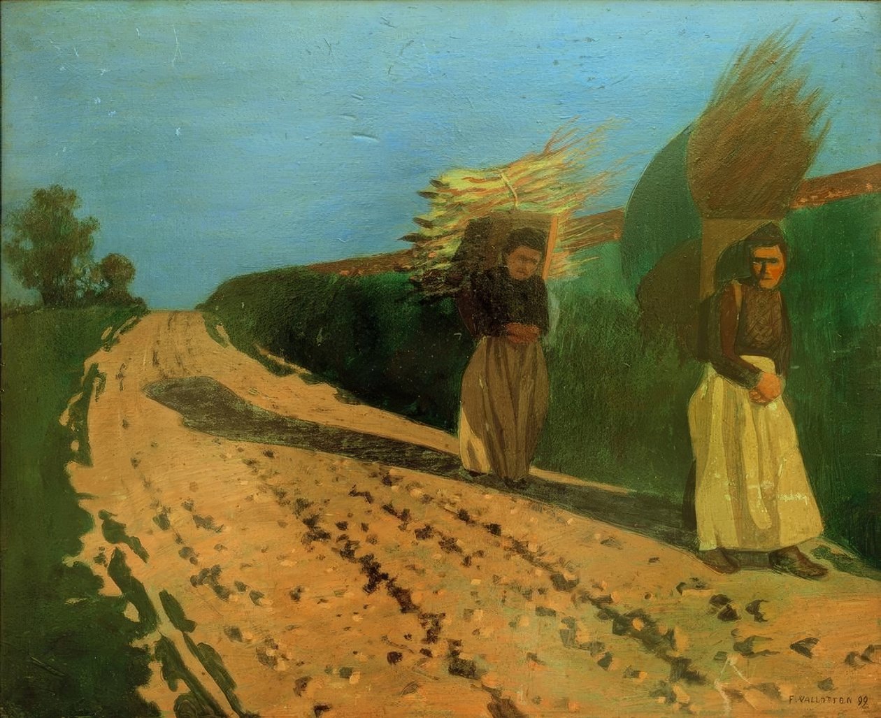 Buntar bärare av Felix Edouard Vallotton