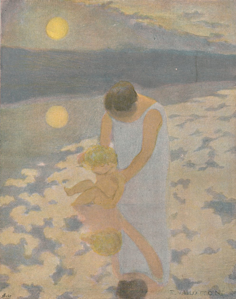 Reflektioner, c1897 av Felix Edouard Vallotton