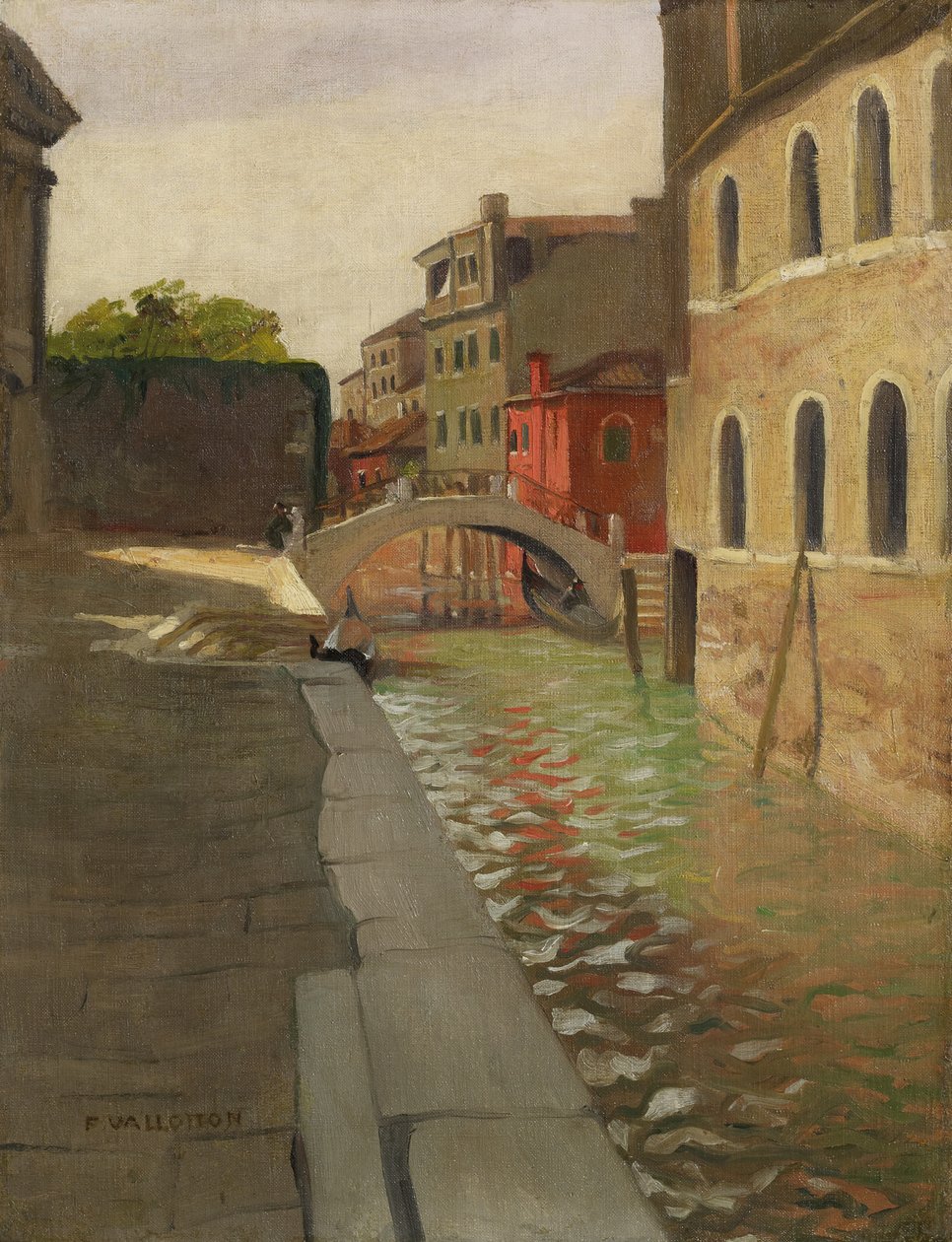 Rio della Salute, Venedig, ca 1902 av Felix Edouard Vallotton