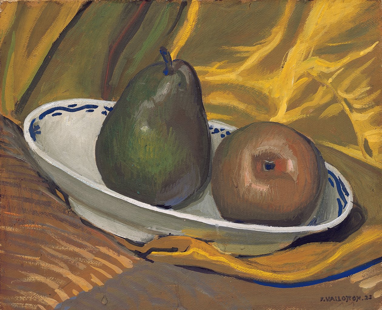 Stilleben med päron, 1921 av Felix Edouard Vallotton