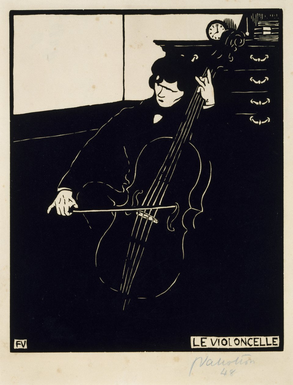 Cellon av Felix Edouard Vallotton