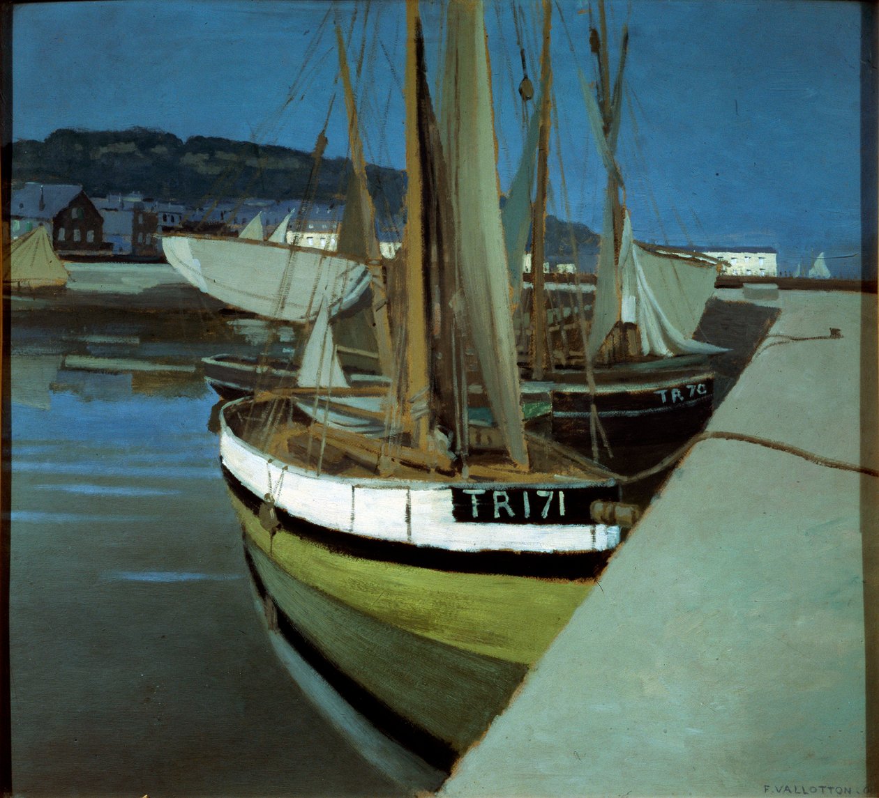 Hamnen, 1901 av Felix Edouard Vallotton