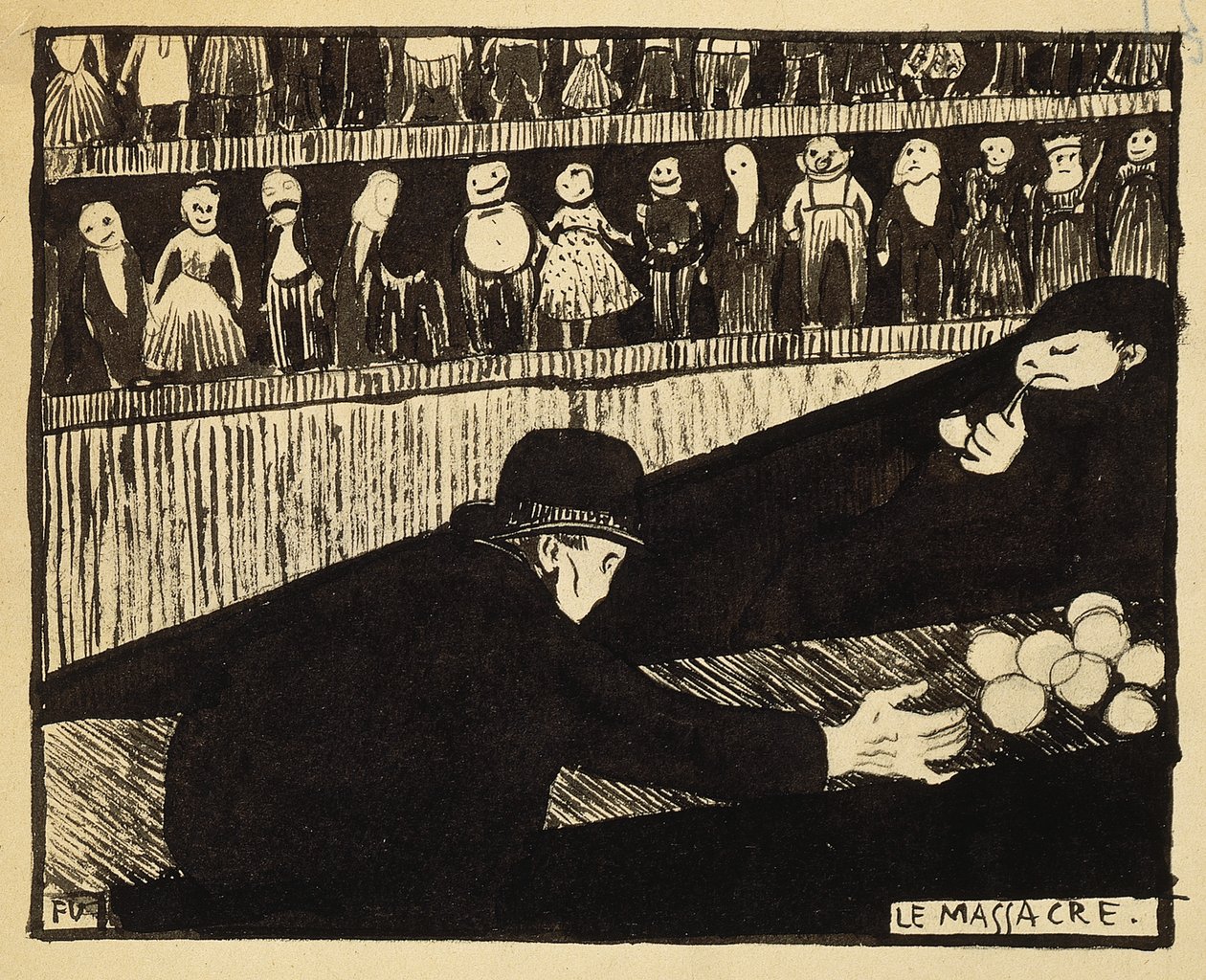 Massakern av Felix Edouard Vallotton