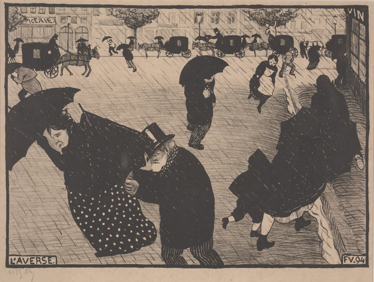 Duschen av Felix Edouard Vallotton