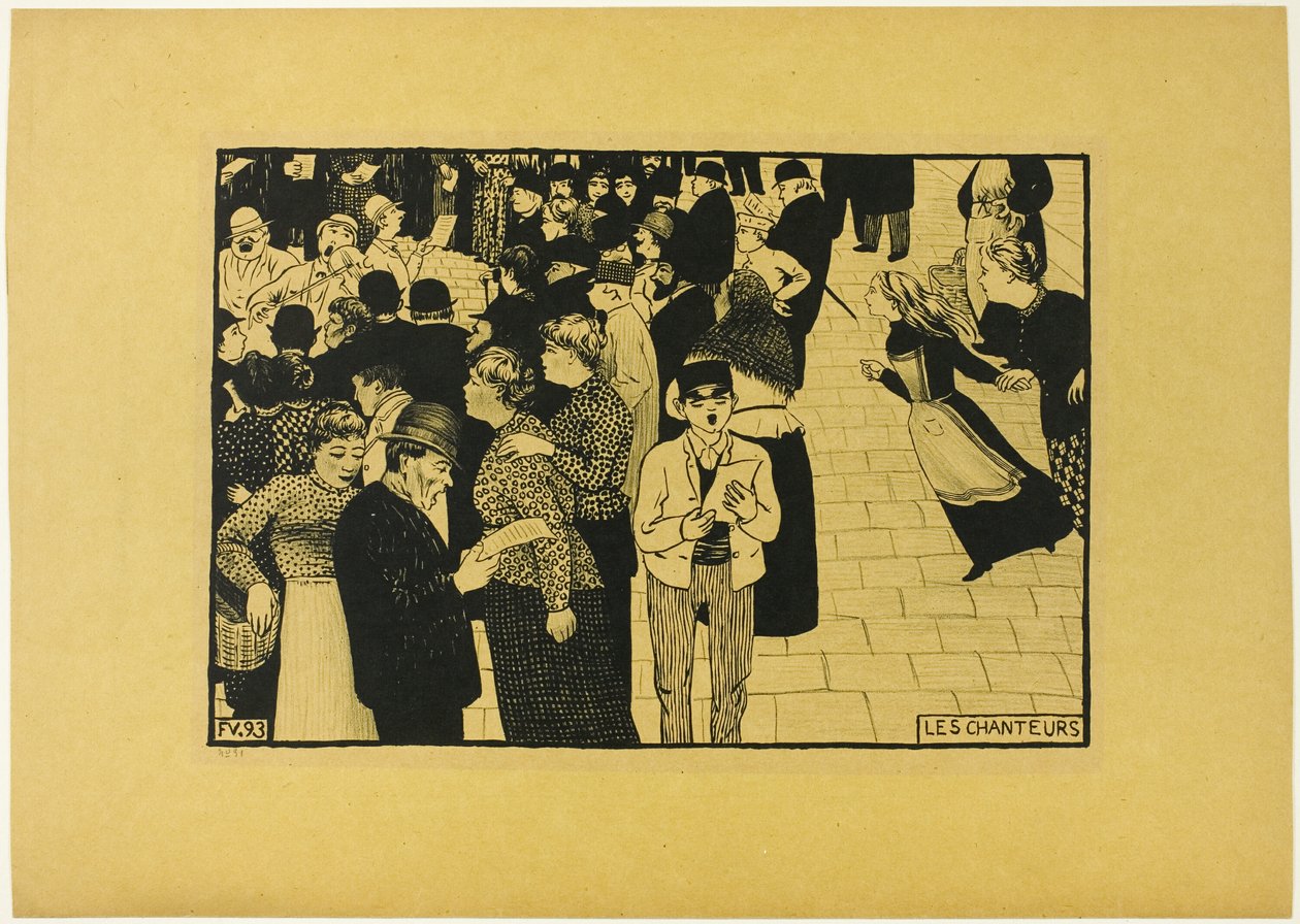 Sångarna av Felix Edouard Vallotton