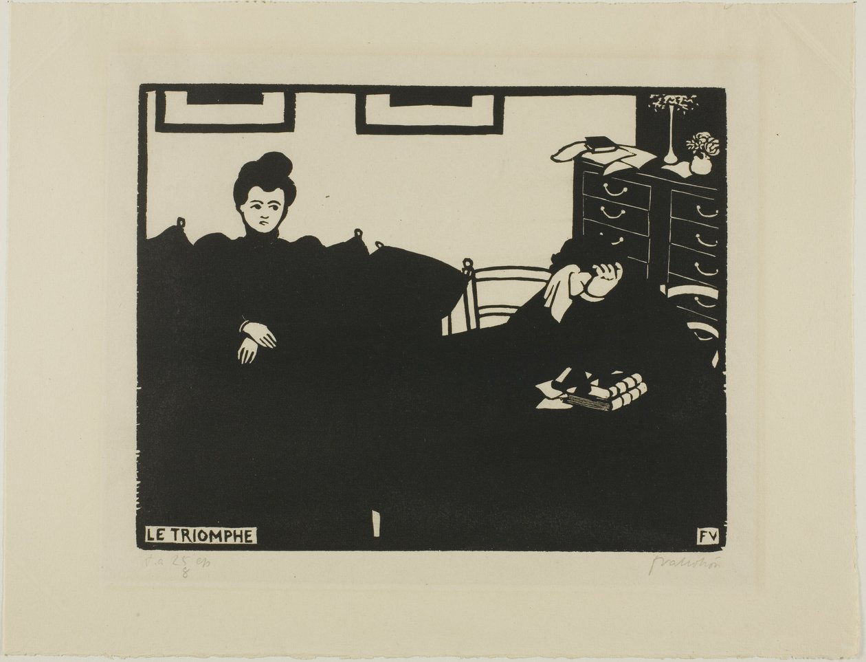 The Triumph, tallrik två från Intimacies av Felix Edouard Vallotton