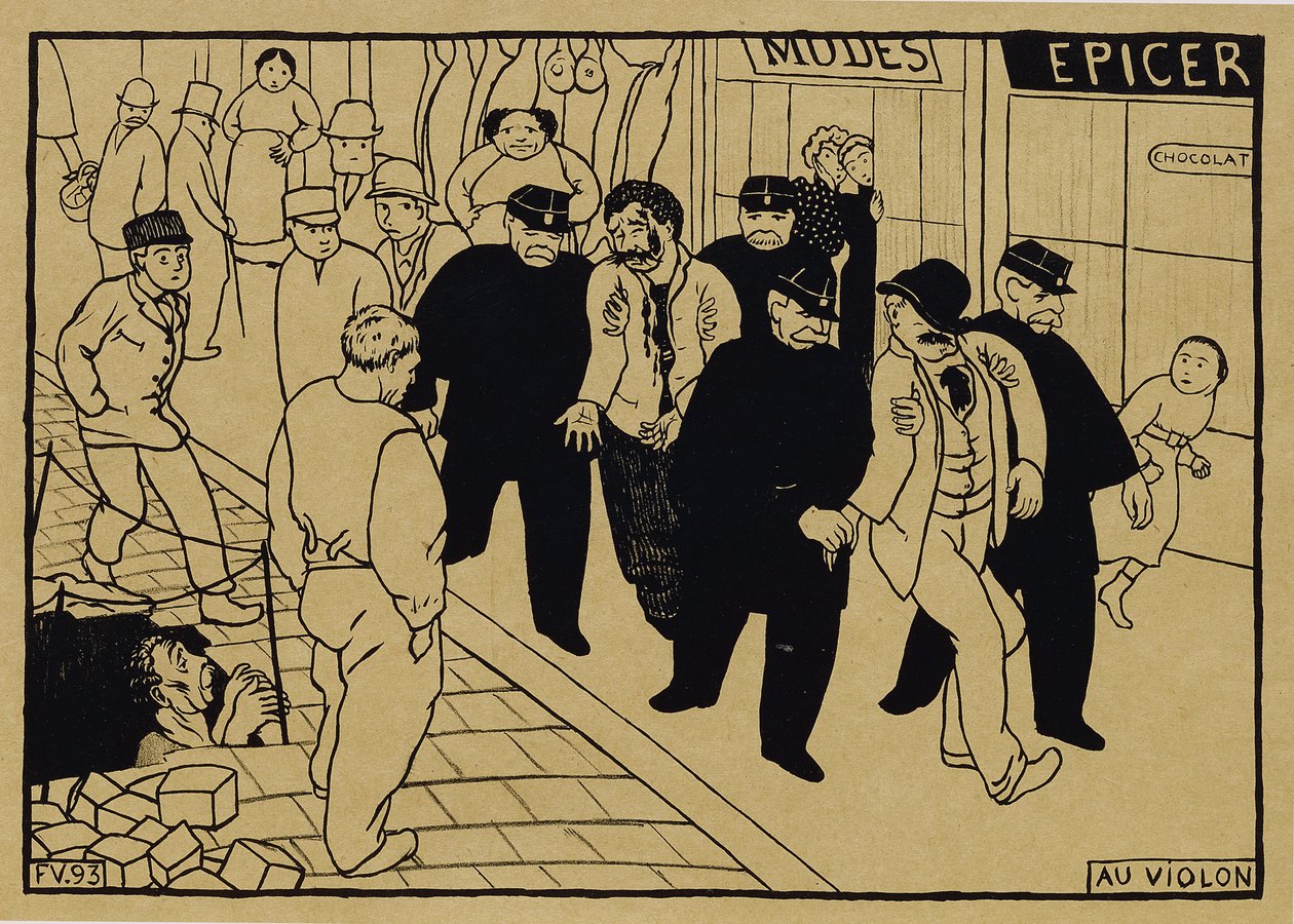 Till Nicken, 1893 av Felix Edouard Vallotton