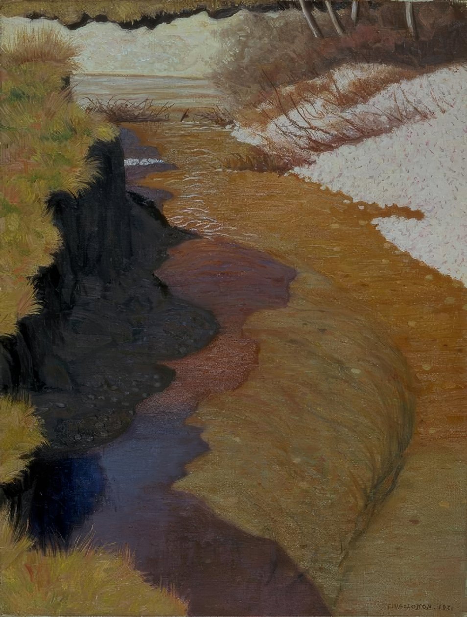 Utsikt över Cagne av Felix Edouard Vallotton