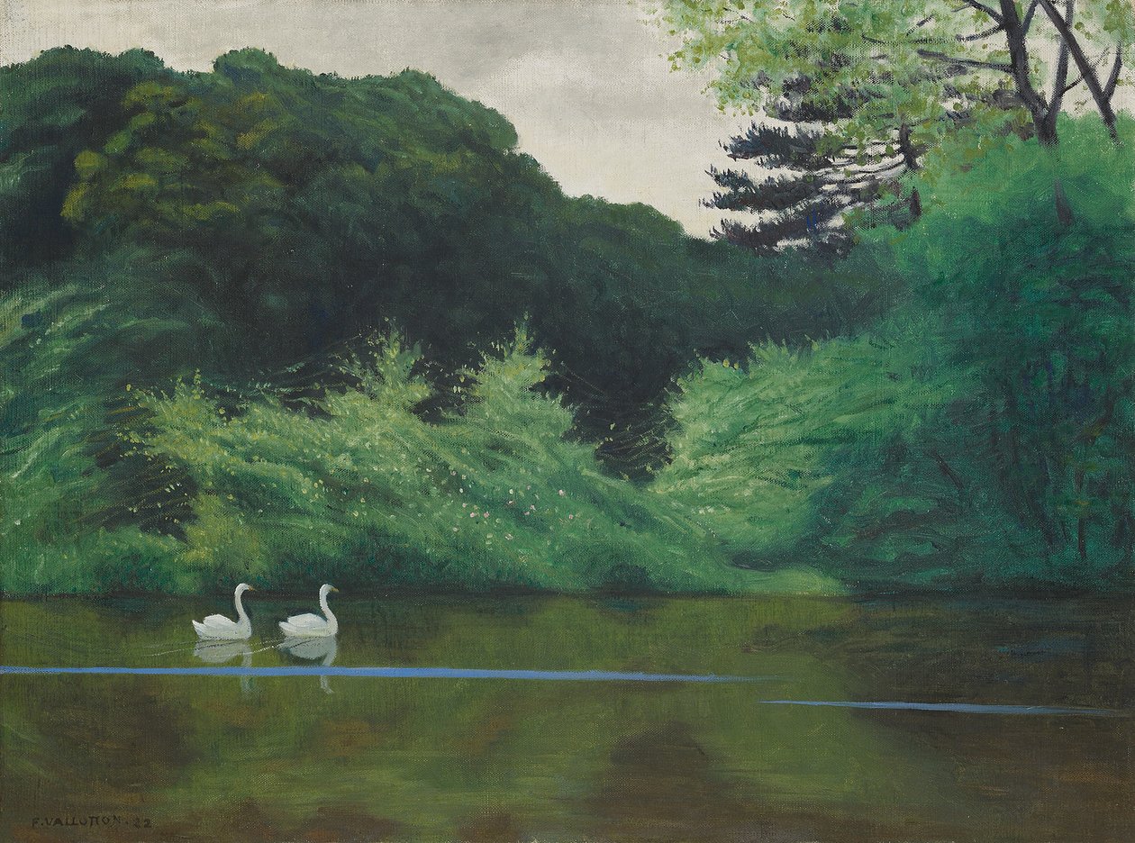 Ö i Lac Saint-James, 1922 av Felix Edouard Vallotton