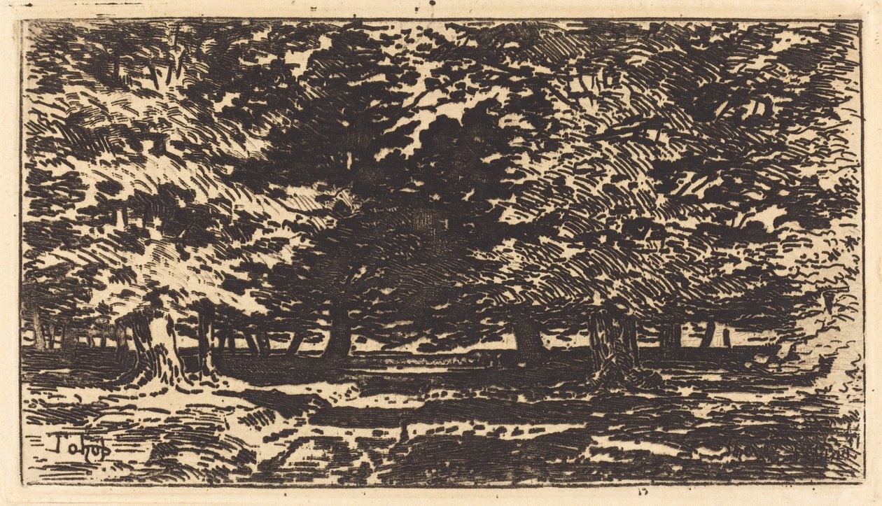 Skog av Felix Hilaire Buhot