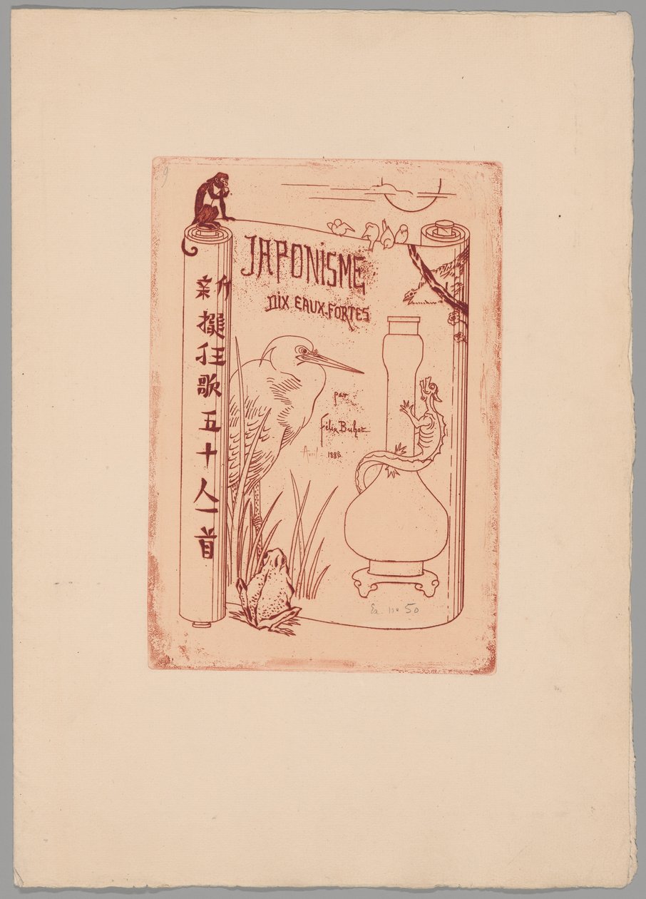 Japonism av Felix Hilaire Buhot