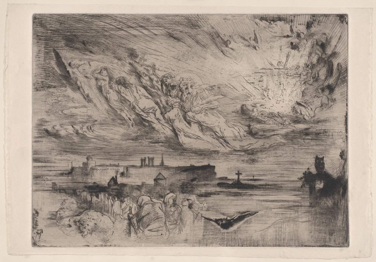 Andar från döda städer. Andar från döda städer, 1860-98. av Felix Hilaire Buhot