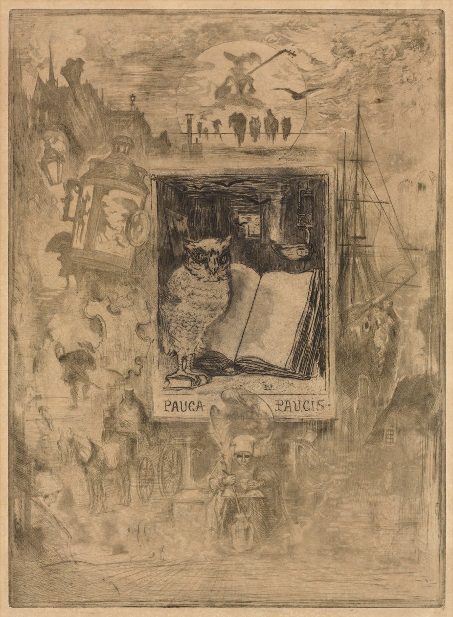 Ugglan av Felix Hilaire Buhot