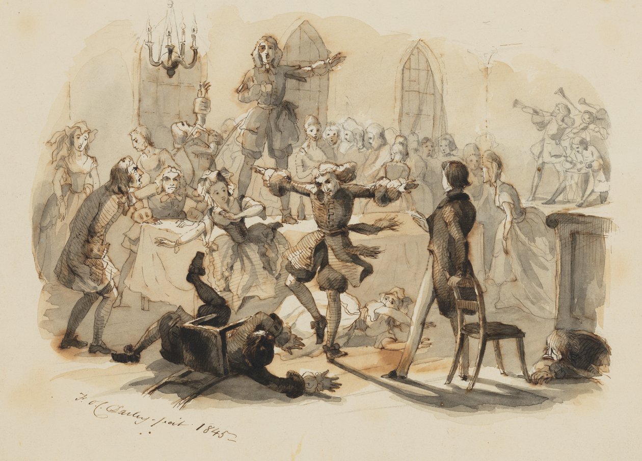 En stökig fest av Felix Octavius Carr Darley
