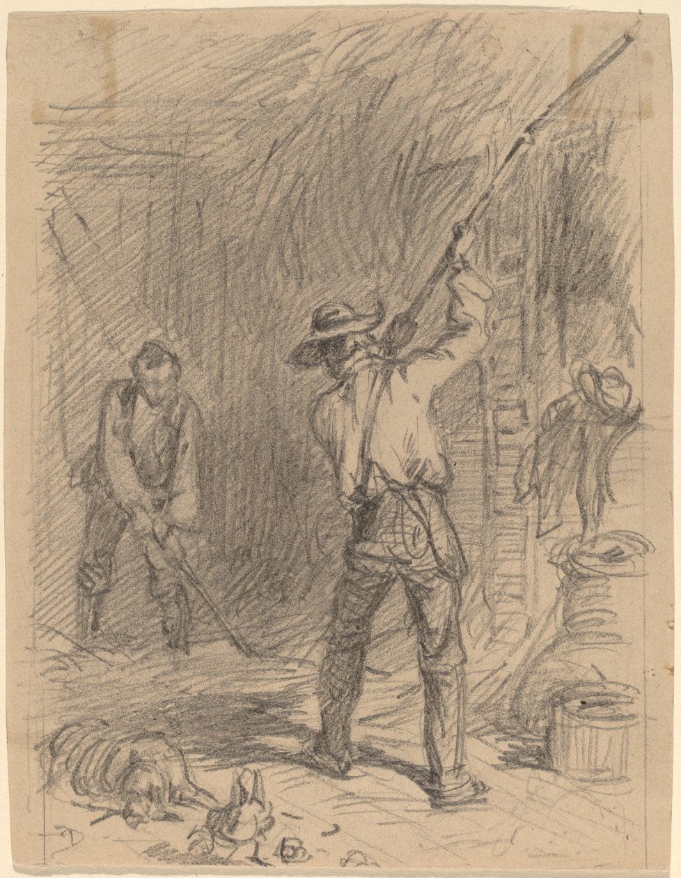 Man Flailing av Felix Octavius Carr Darley