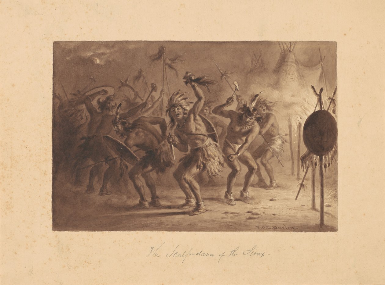 Siouxernas skalpdans av Felix Octavius Carr Darley