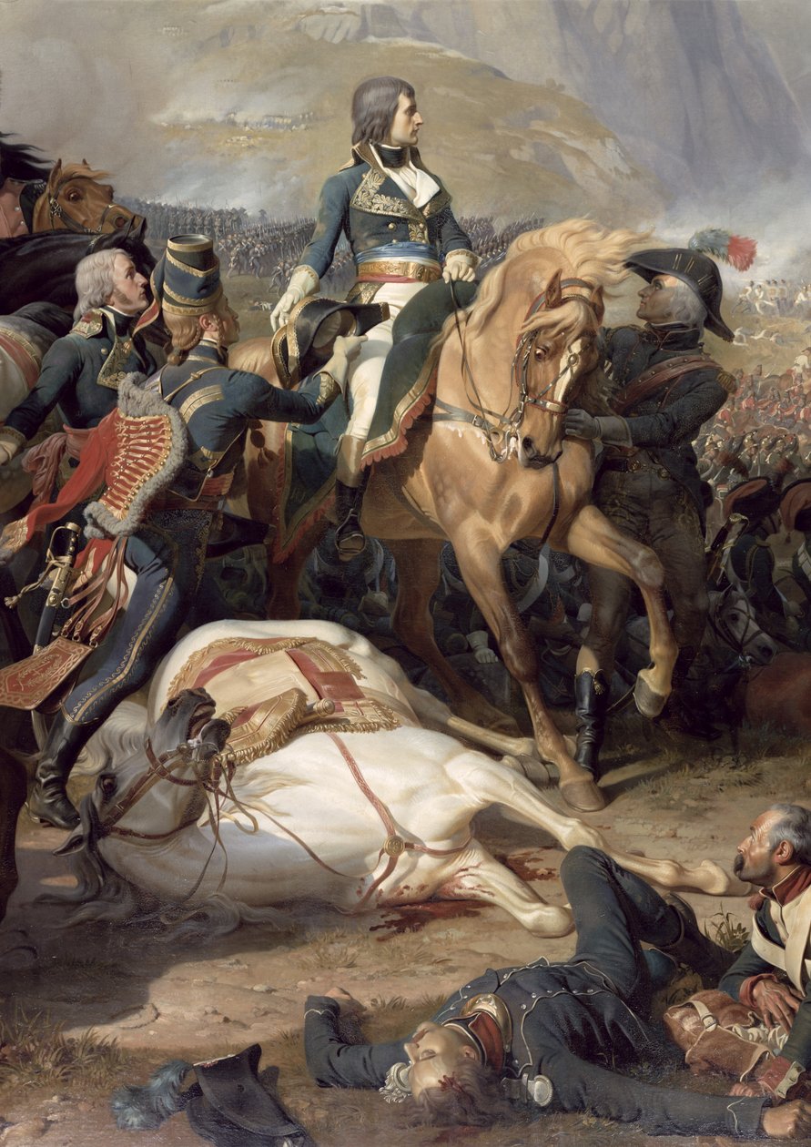 Slaget vid Rivoli, 1844 (detalj av 28341) av Felix Philippoteaux