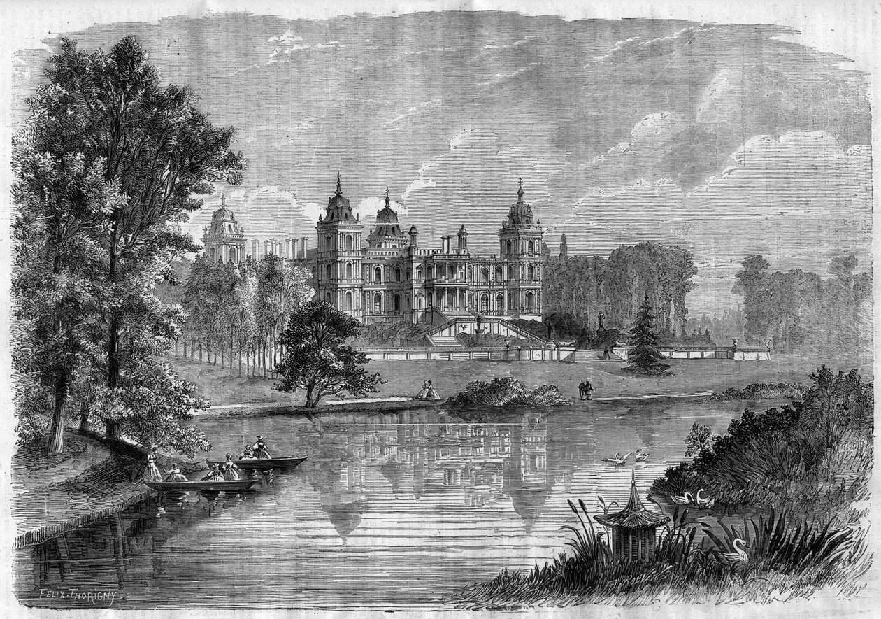 Ferrieres-en-Brie (Ferrieres en Brie) (Seine-et-Marne), tidigare egendom för familjen Rothschild av Felix Thorigny
