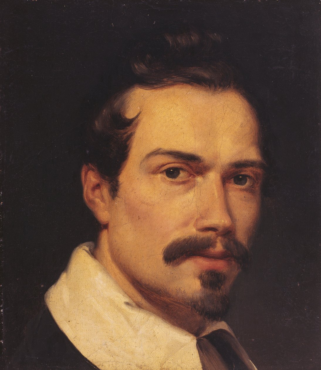 Självporträtt (olja på duk) av Felix de Vigne
