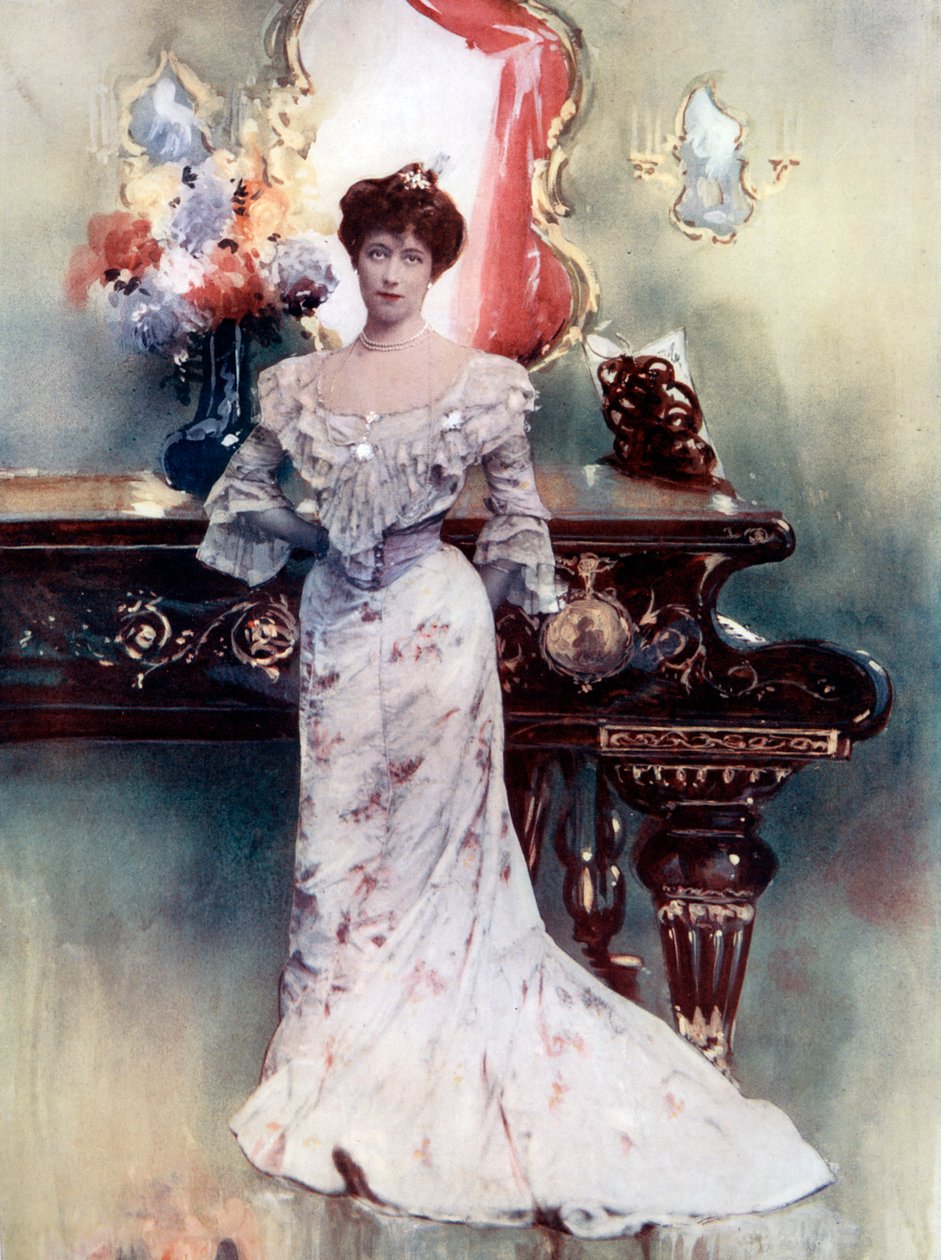 Ellis Jeffreys i Judas sakrament, c1902 av Fellows Willson