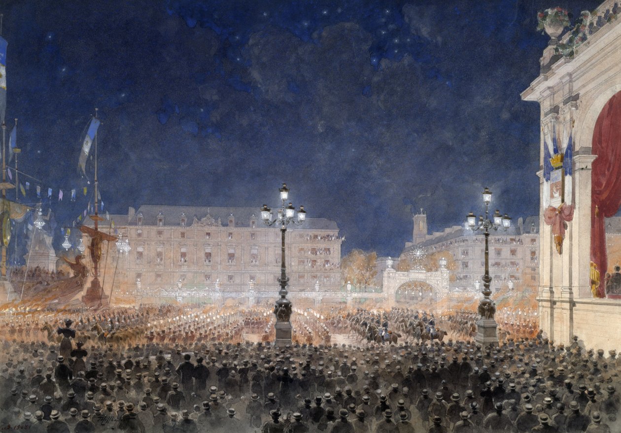 Torchlight reträtt på Place de l
