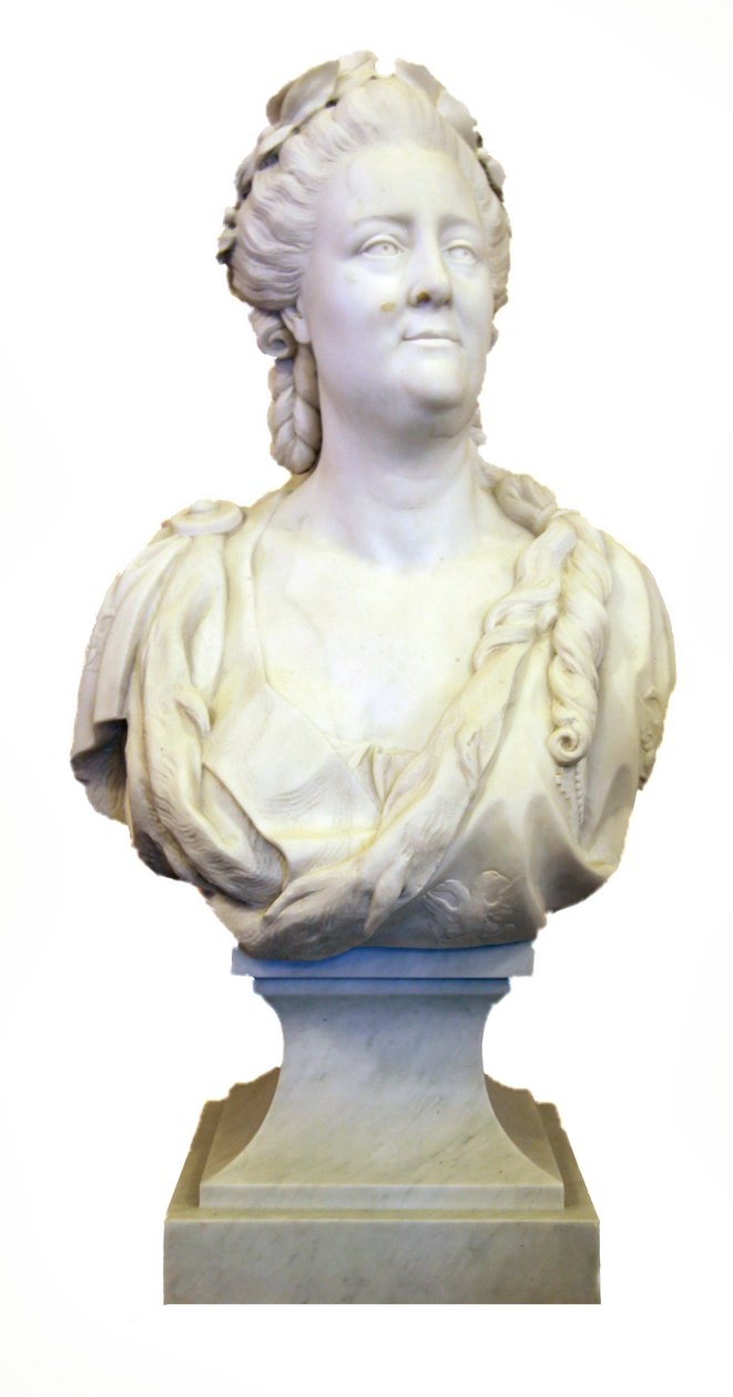 Byst av Katarina den stora, Rysslands kejsarinna, 1786. av Feodosy Shchedrin