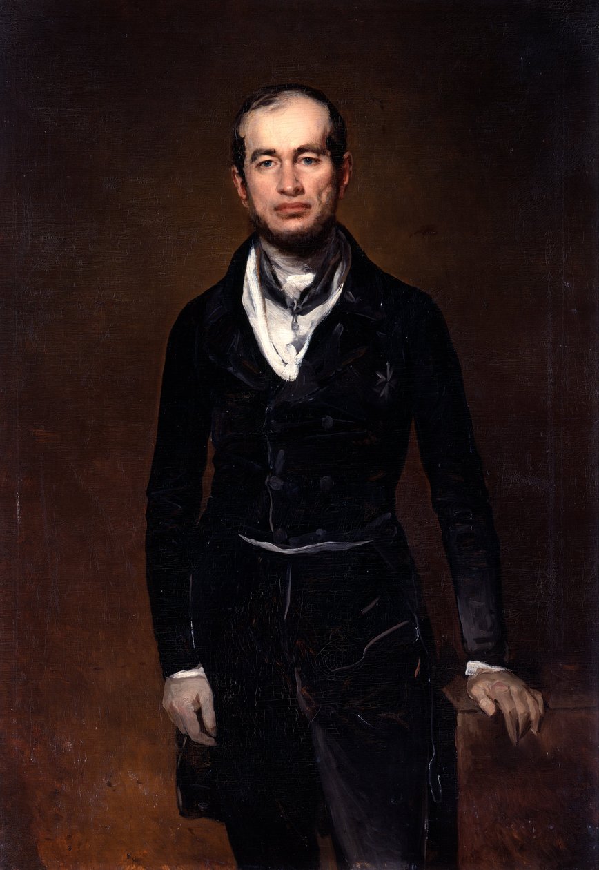 Porträtt av kammarherren greve Julius Zech-Burkersroda av Louis Ferdinand von Rayski