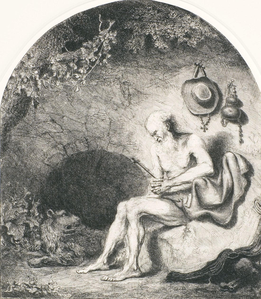 Sankt Hieronymus, 1644 av Ferdinand Bol