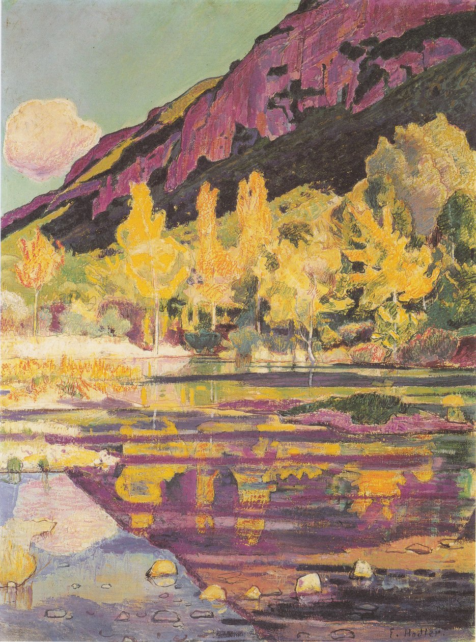  Am Fuss des Petit Saleven av Ferdinand Hodler